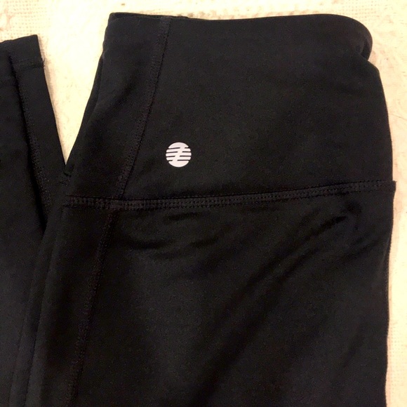 Nwot Z by ZELLA Black MOTO PANELED OUTSPACE Full Length Yoga Leggings Sz Small - Picture 14 of 16